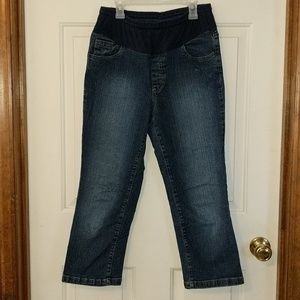Oh baby motherhood maternity jean capris medium
